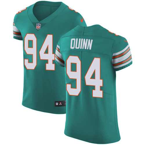 Nike Dolphins #94 Robert Quinn Aqua Green Alternate Men's Stitched NFL Vapor Untouchable Elite Jersey - Click Image to Close